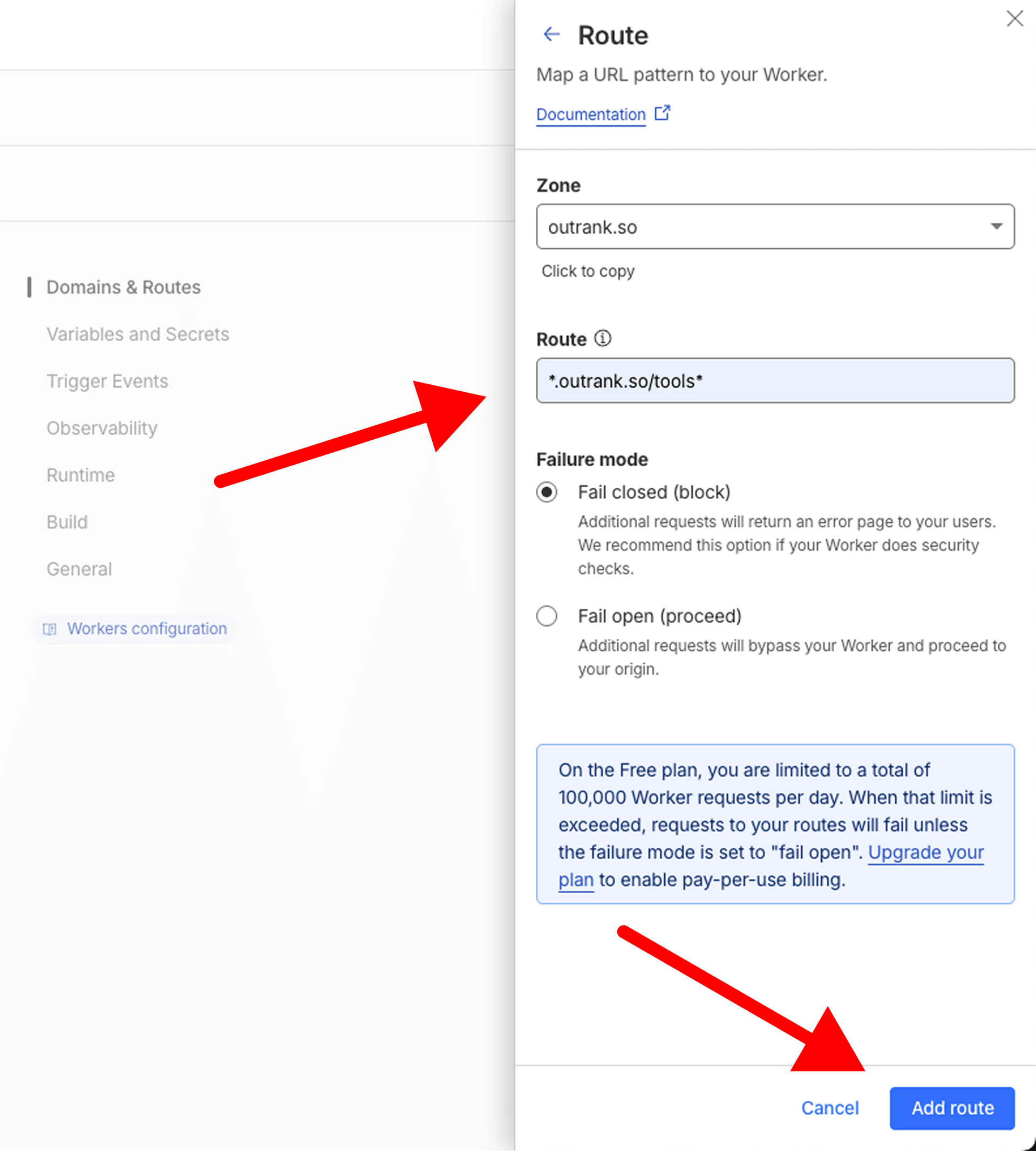 Creating a new worker in Cloudflare