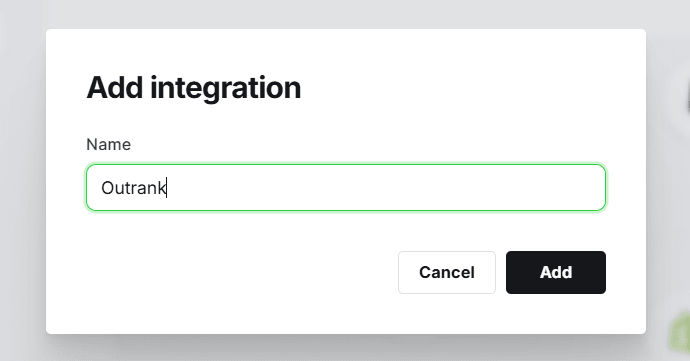 Creating a custom integration in Ghost