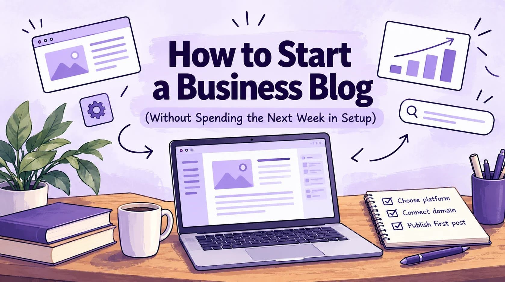 How to Start a Business Blog (Without Spending the Next Week in Setup)