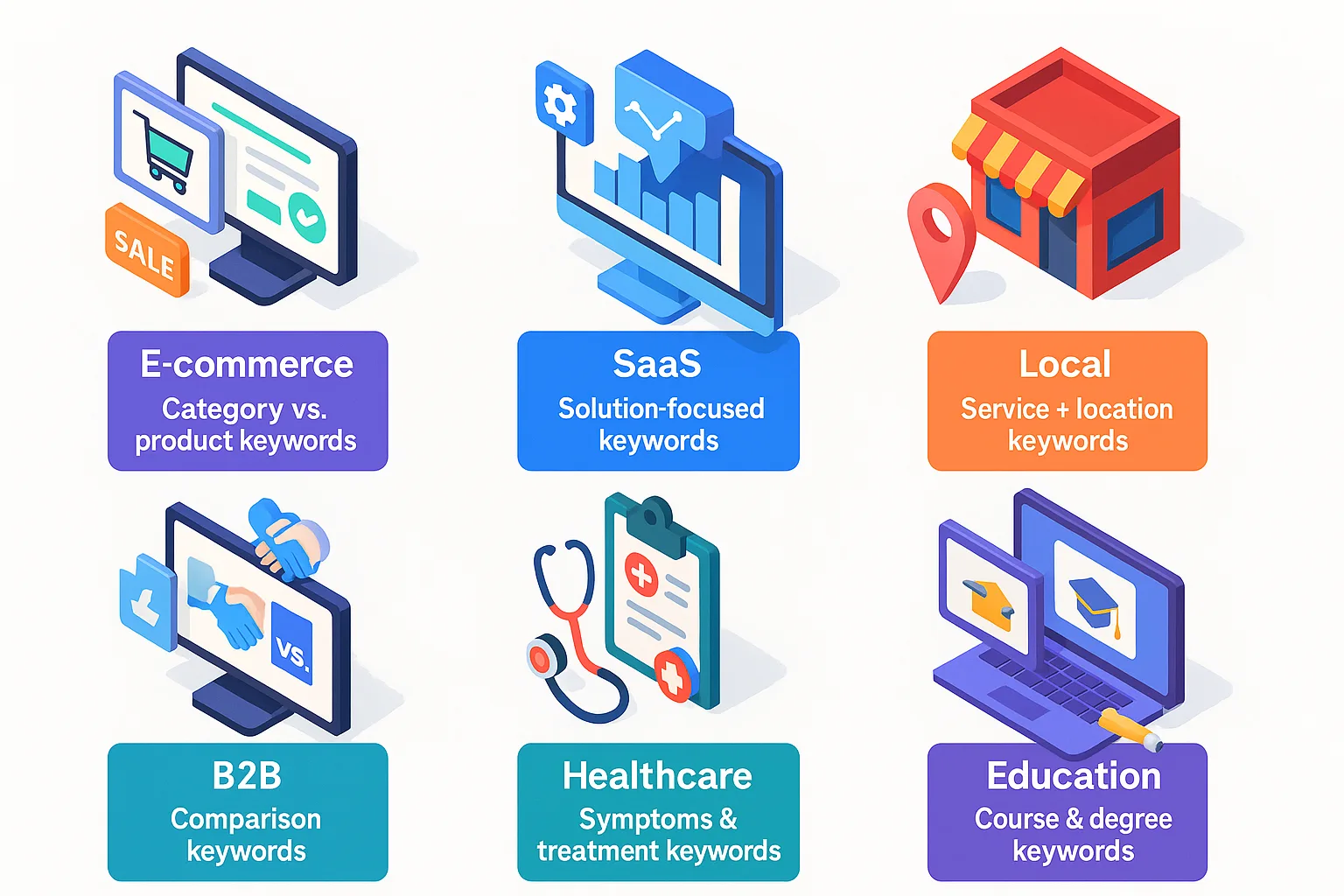 Industry-Specific Strategies for Short-Tail vs Long-Tail Keywords