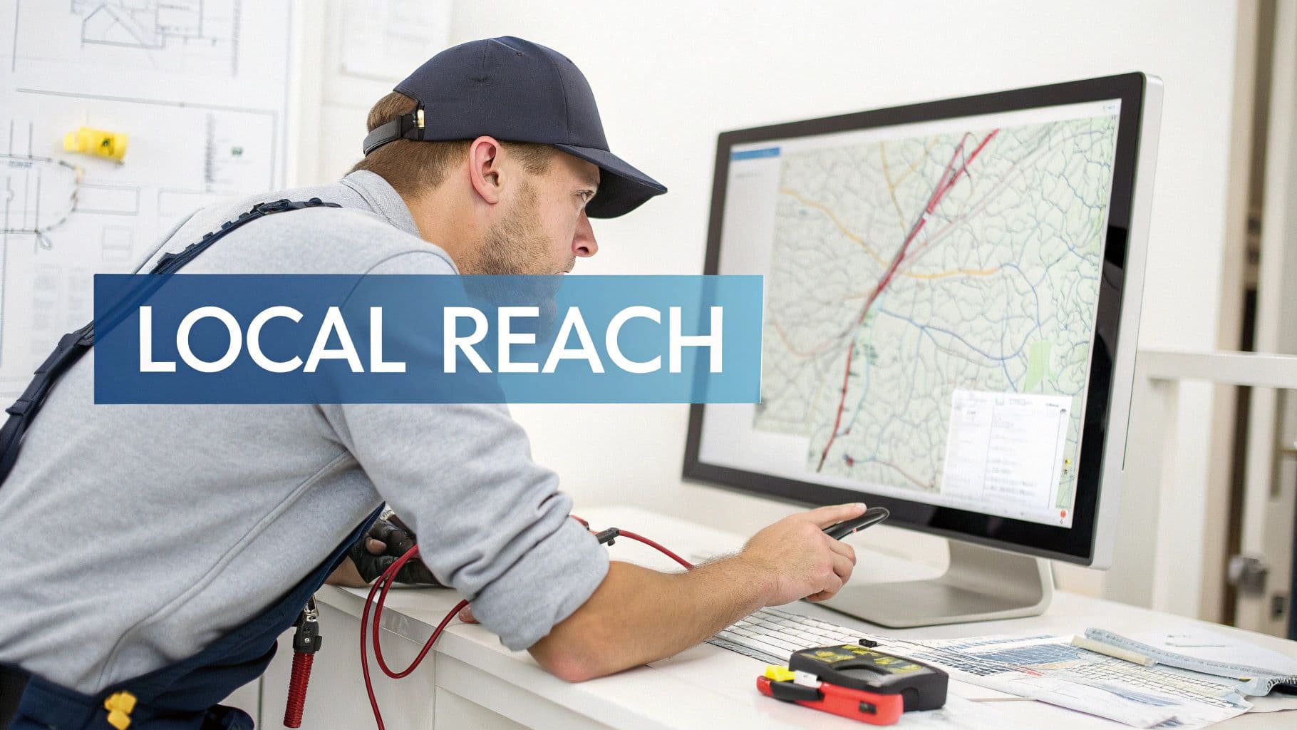 Dominating Local Search: Claiming Your Service Territory