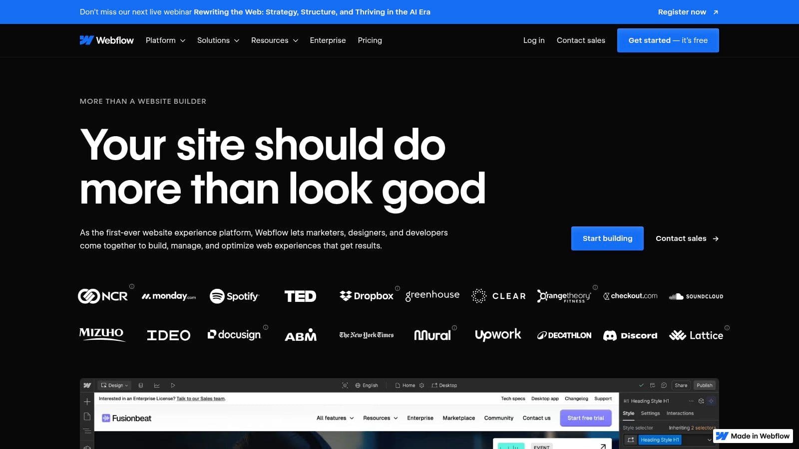 4\. Webflow