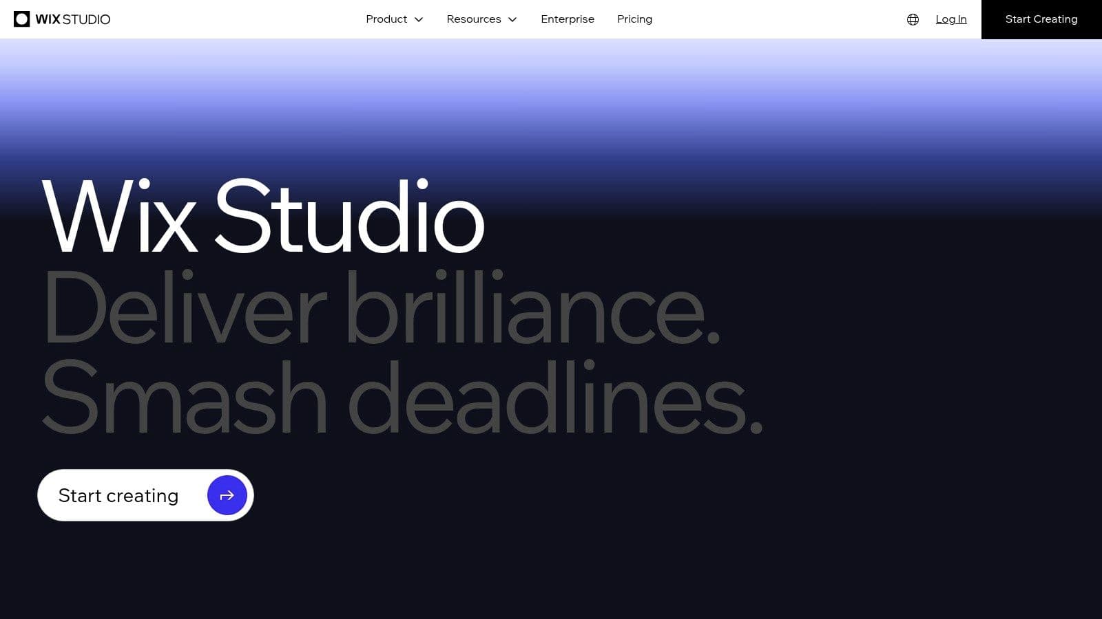 Wix Studio homepage: Wix's professional platform for agencies and freelancers