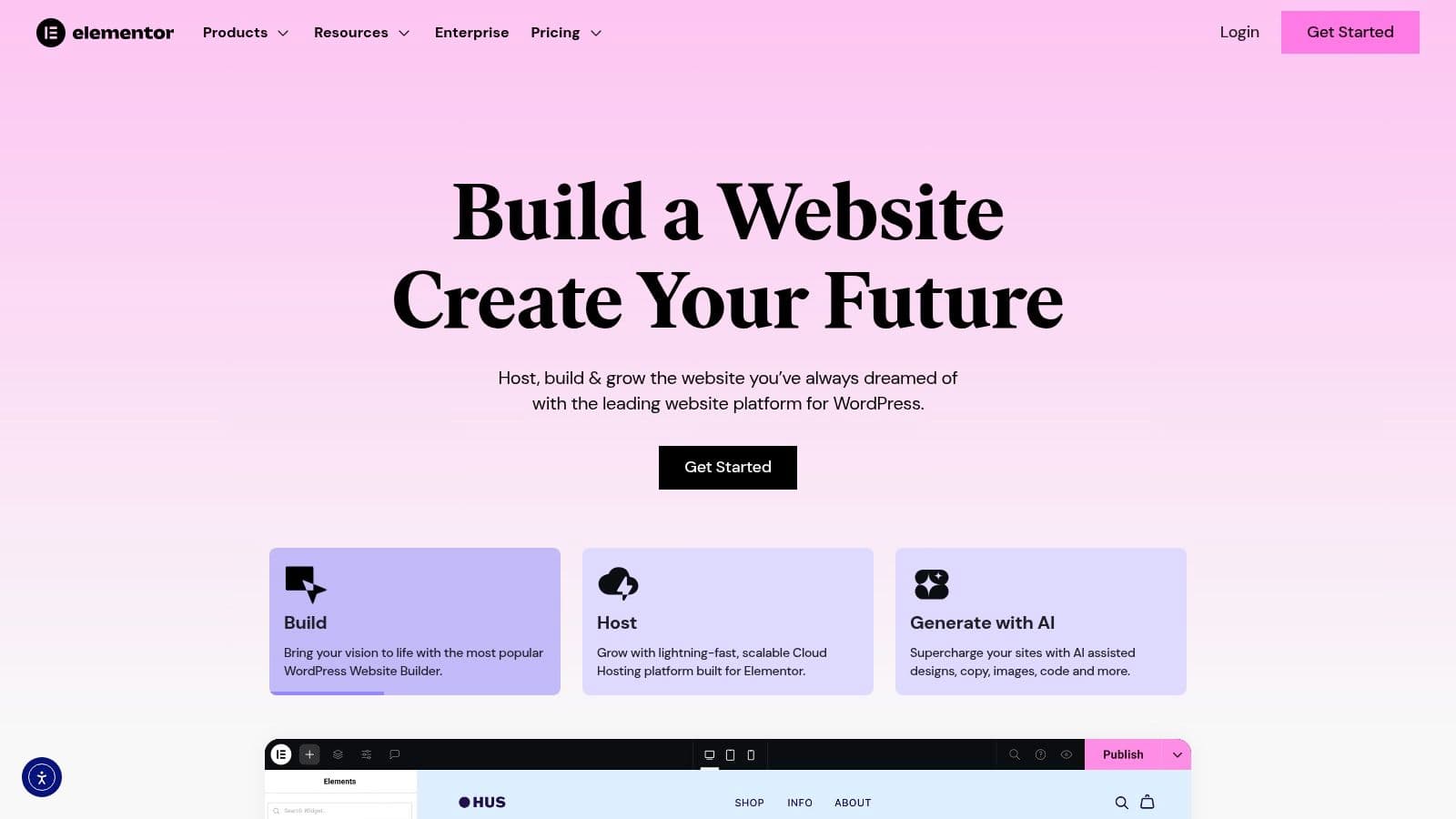 8\. Elementor + WordPress