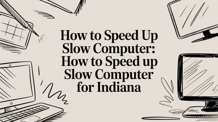 How to Speed Up a Slow Computer: A No-Nonsense Guide for Indiana Businesses
