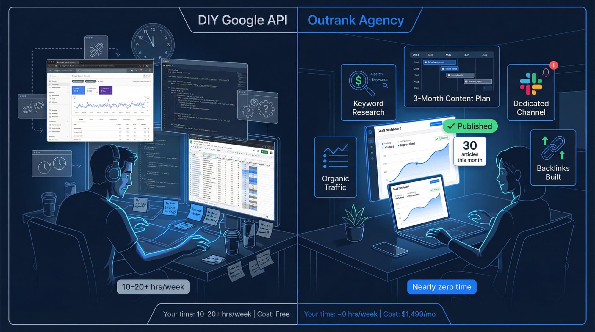 Skip the Manual Work Entirely: Outrank Agency