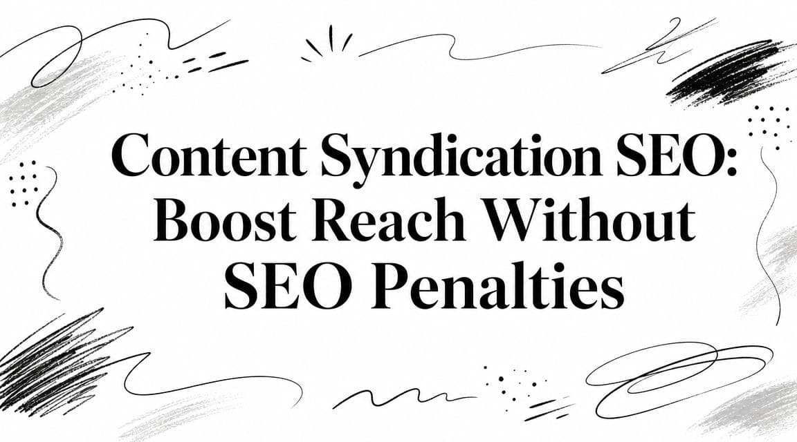 Content Syndication SEO: Boost Reach Without SEO Penalties