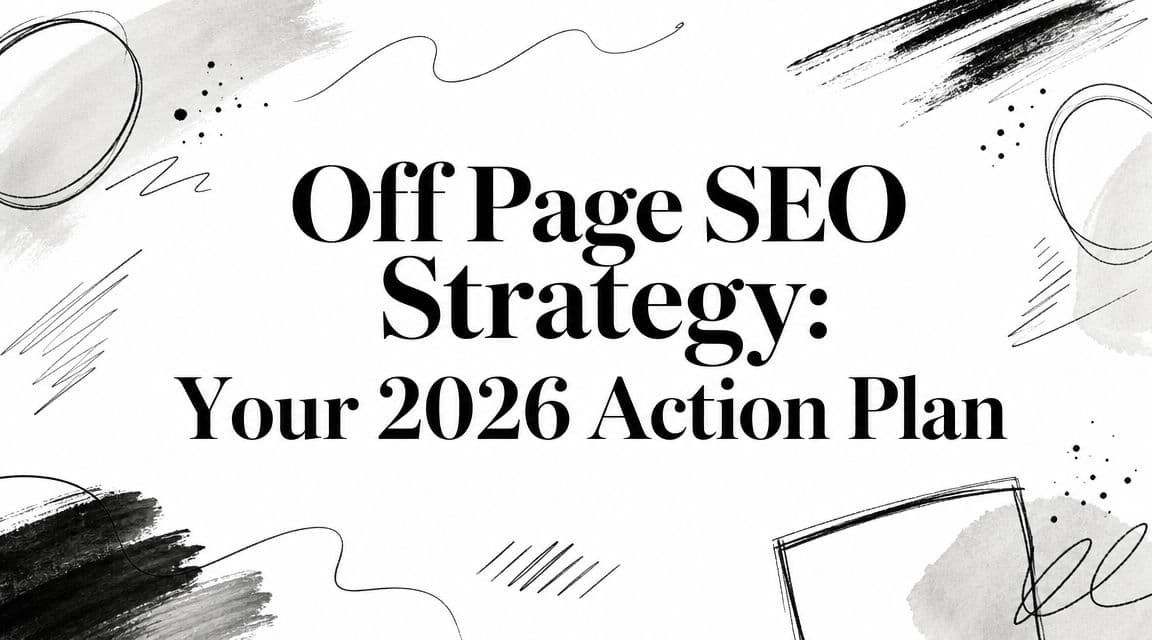 Off Page SEO Strategy: Your 2026 Action Plan